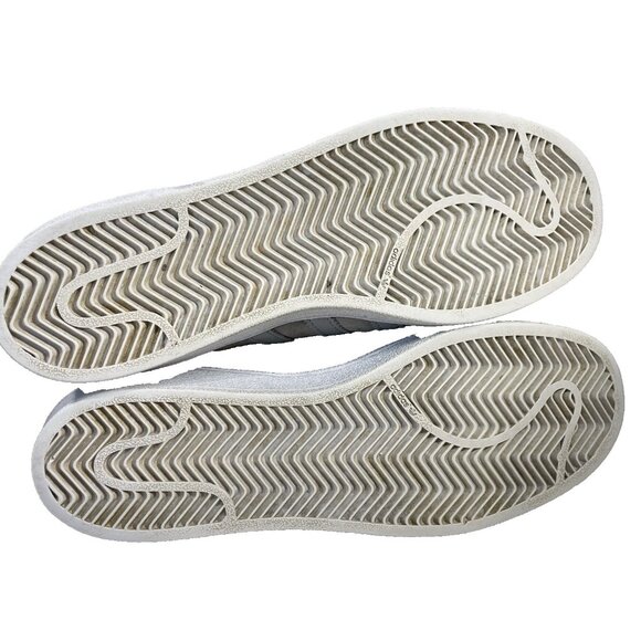 Adidas Superstar Athletic Shoes Mens 10 Gray Suede Low Shell Top Sneakers Skater - Picture 9 of 9